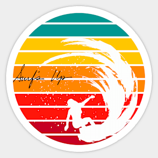Surfing Mania Sticker